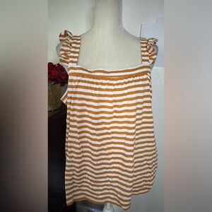 Michael Kors Striped Tank Size Large
